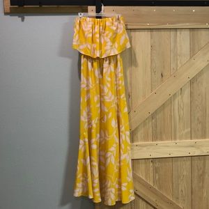 VICI strapless maxi dress